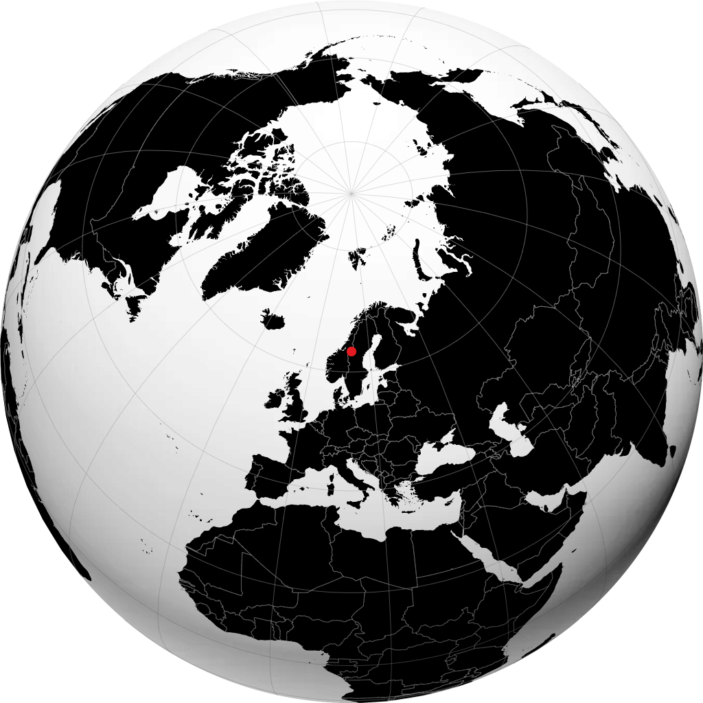 Järpen di globe