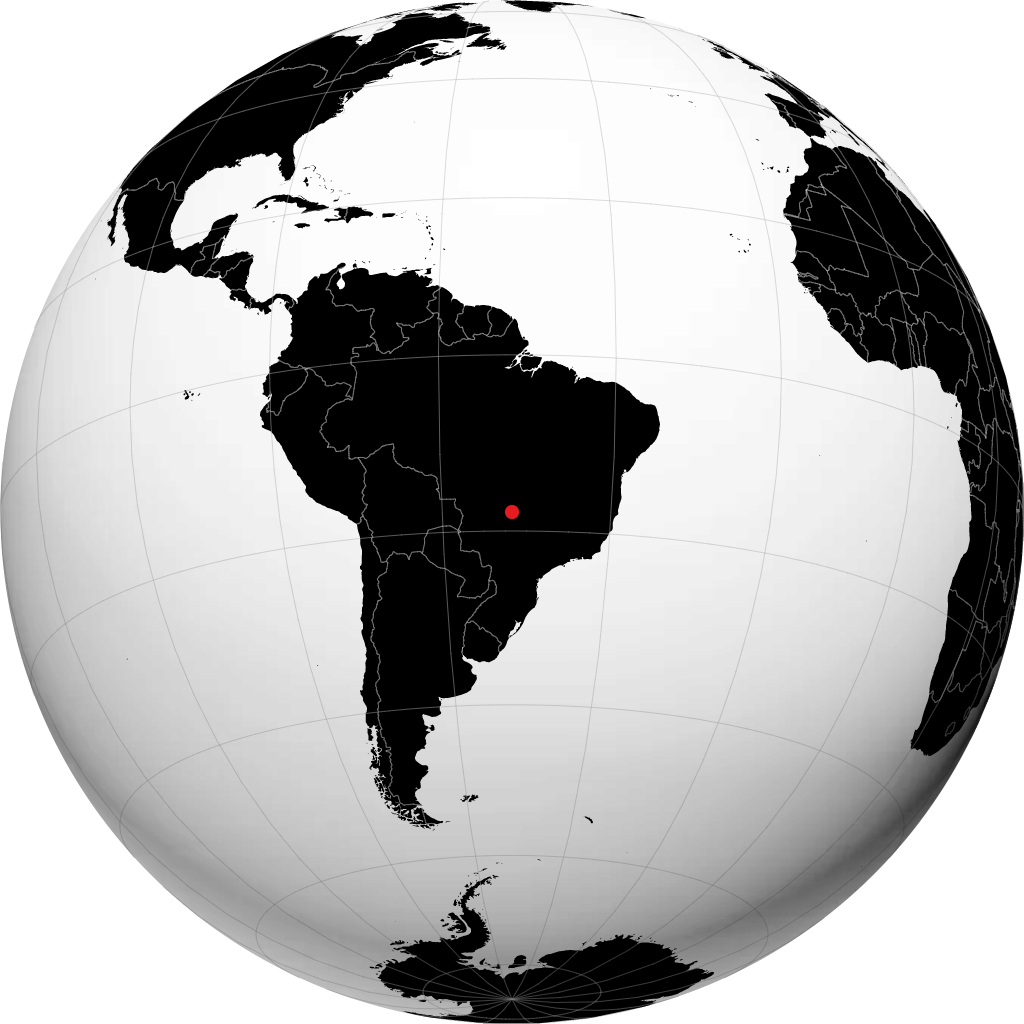 Jataí di globe
