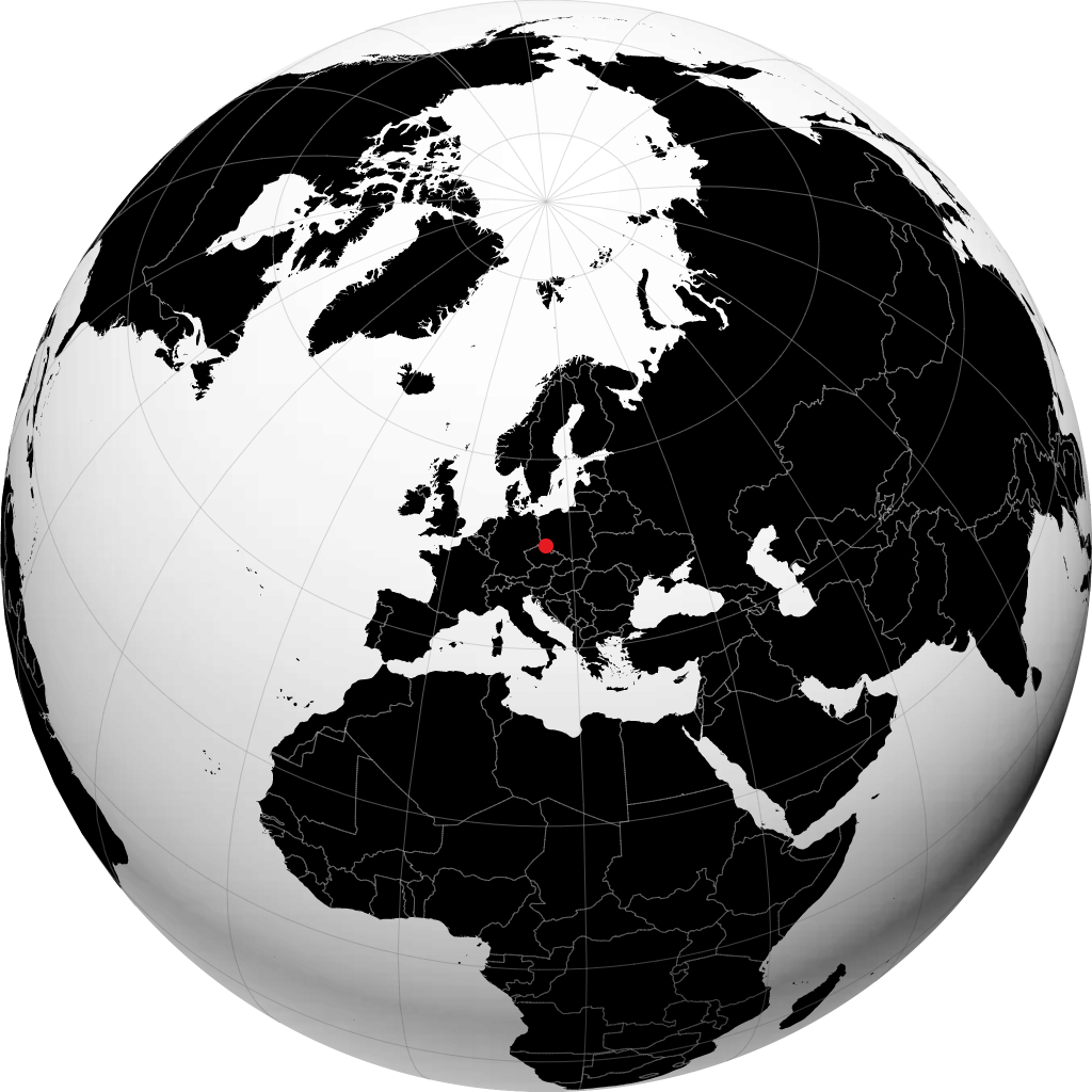 Jelenia Góra di globe