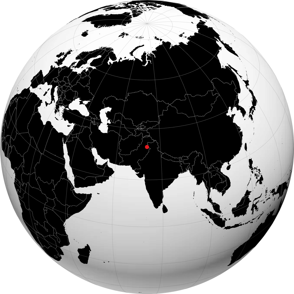 Jhelum di globe