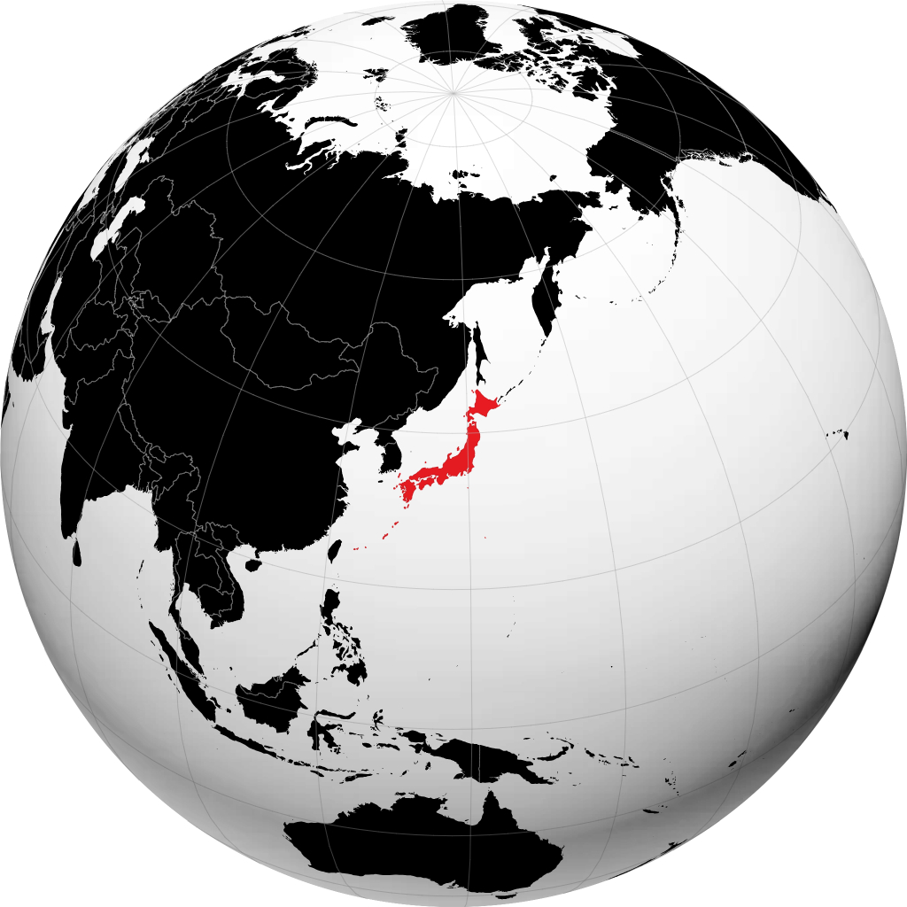 Jepang di globe