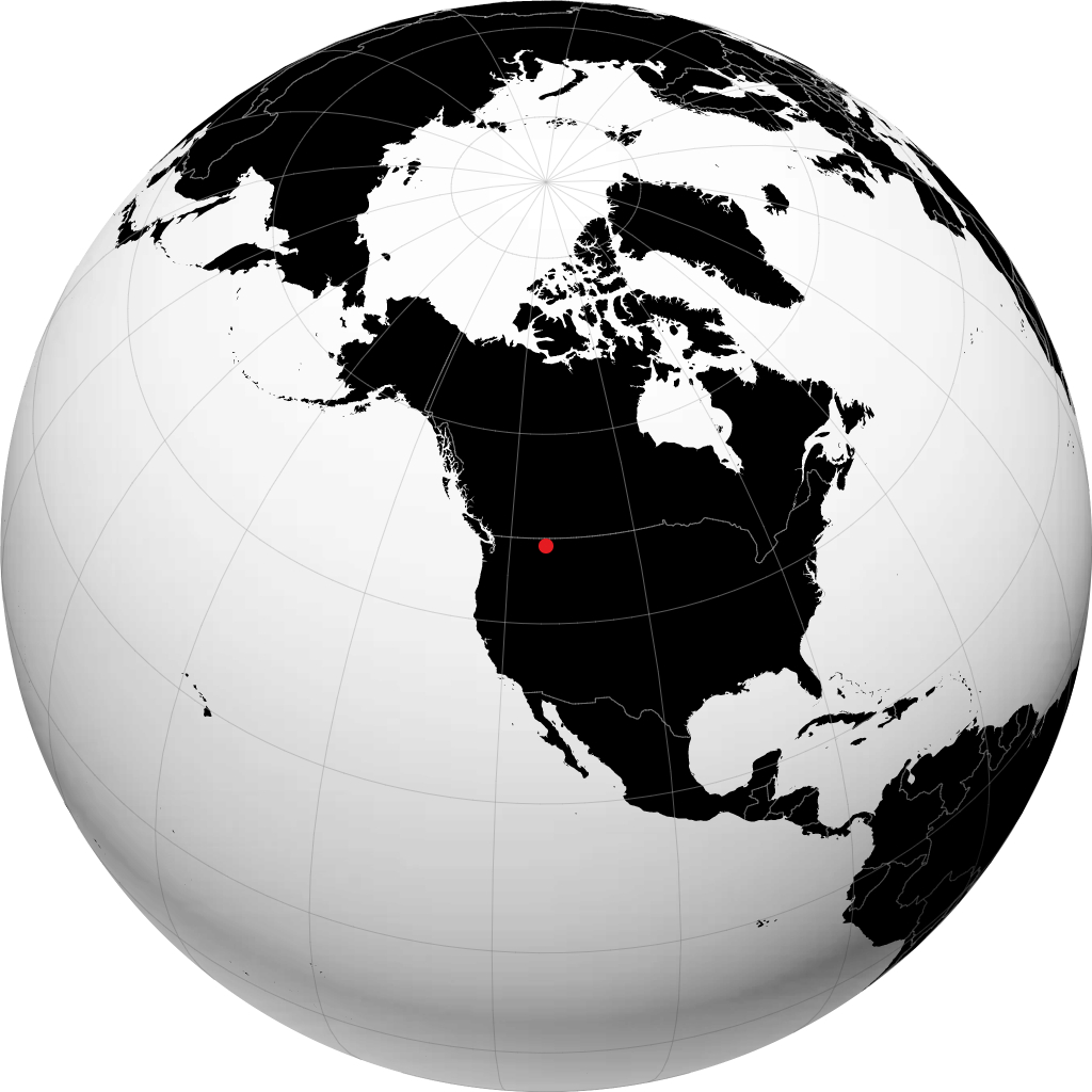 Kalispell di globe