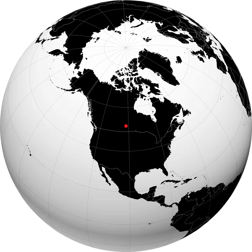 Kamsack di globe