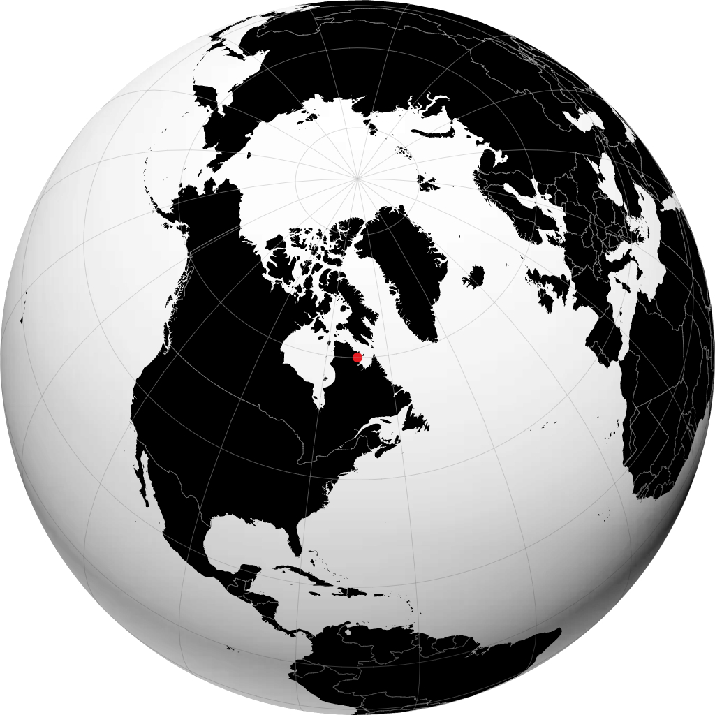 Kangirsuk di globe