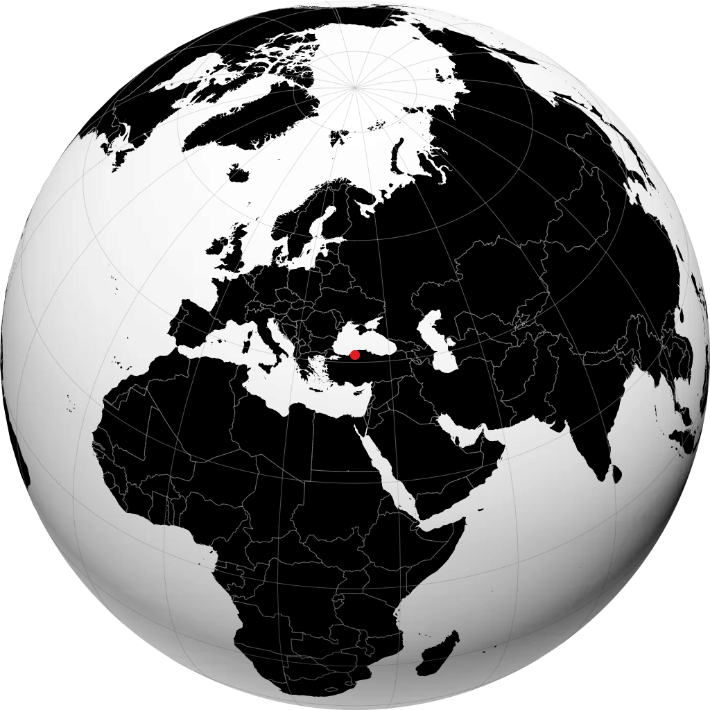 Karabuk di globe