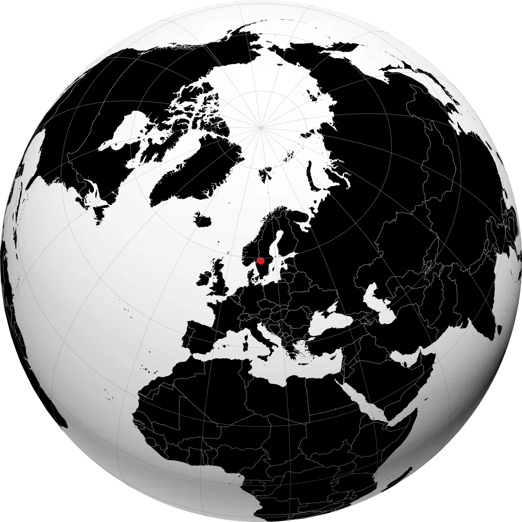 Karlstad di globe
