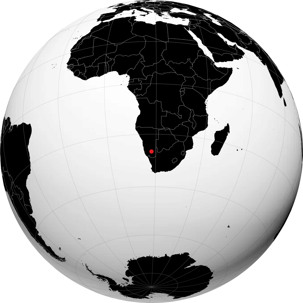 Keetmanshoop di globe