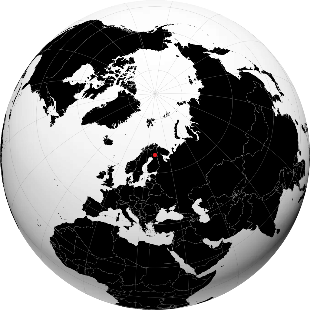 Kemijärvi di globe
