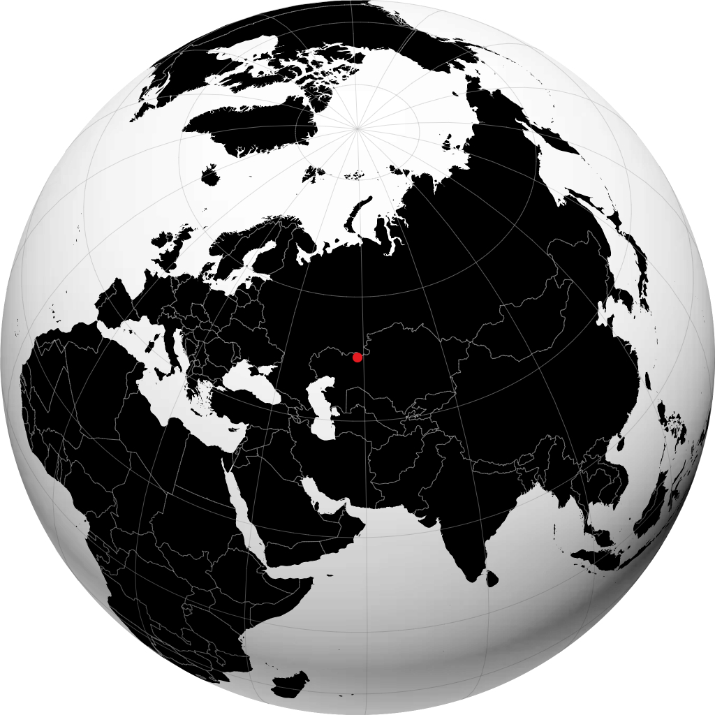 Khromtau di globe
