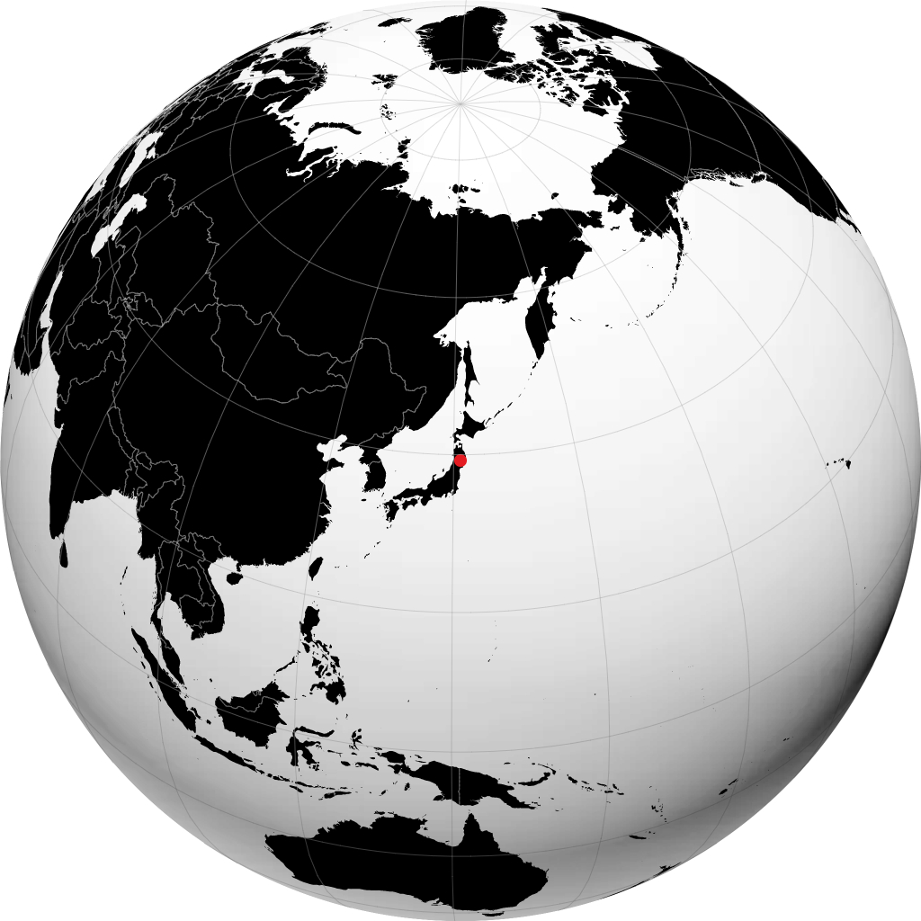 Kitakami di globe