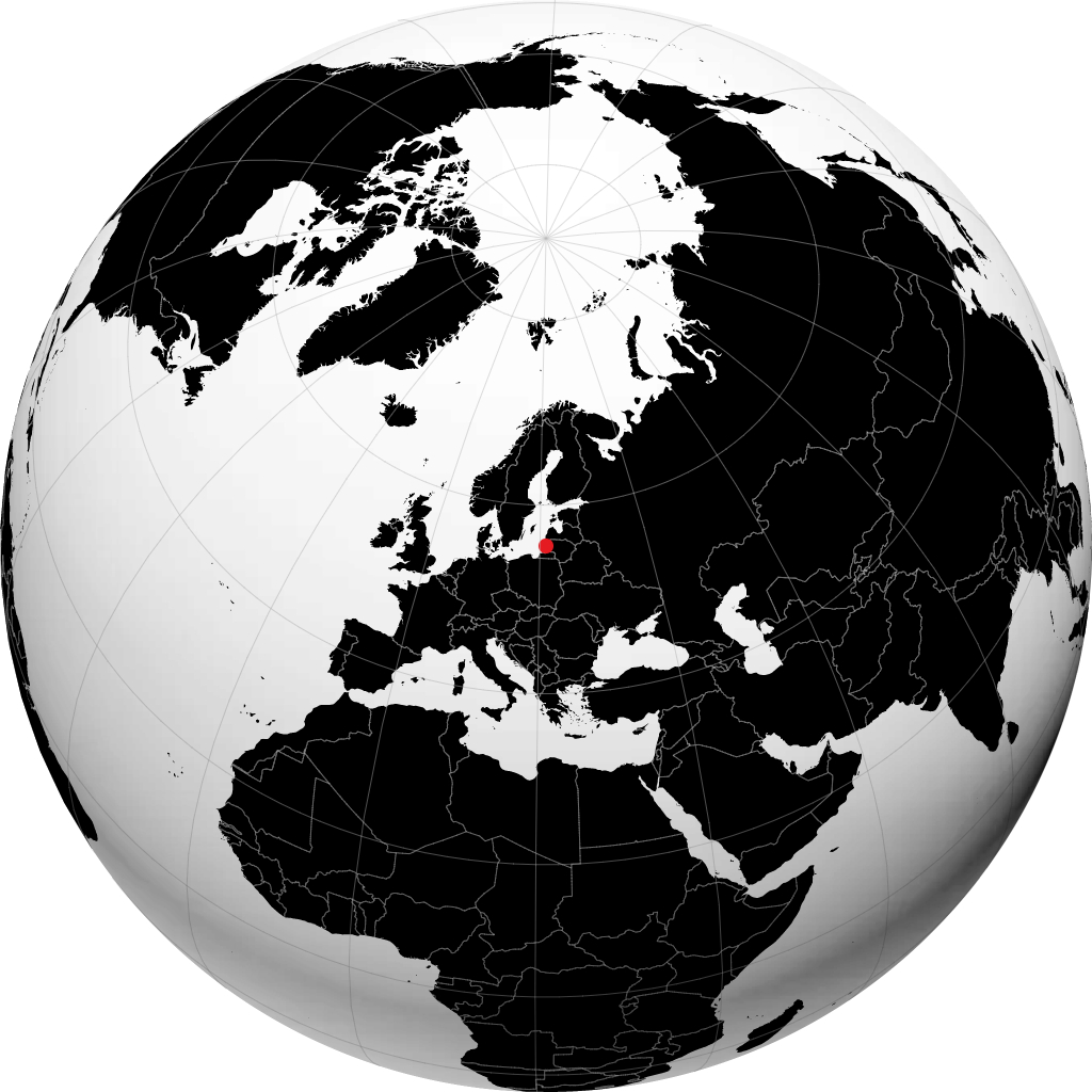 Klaipėda di globe