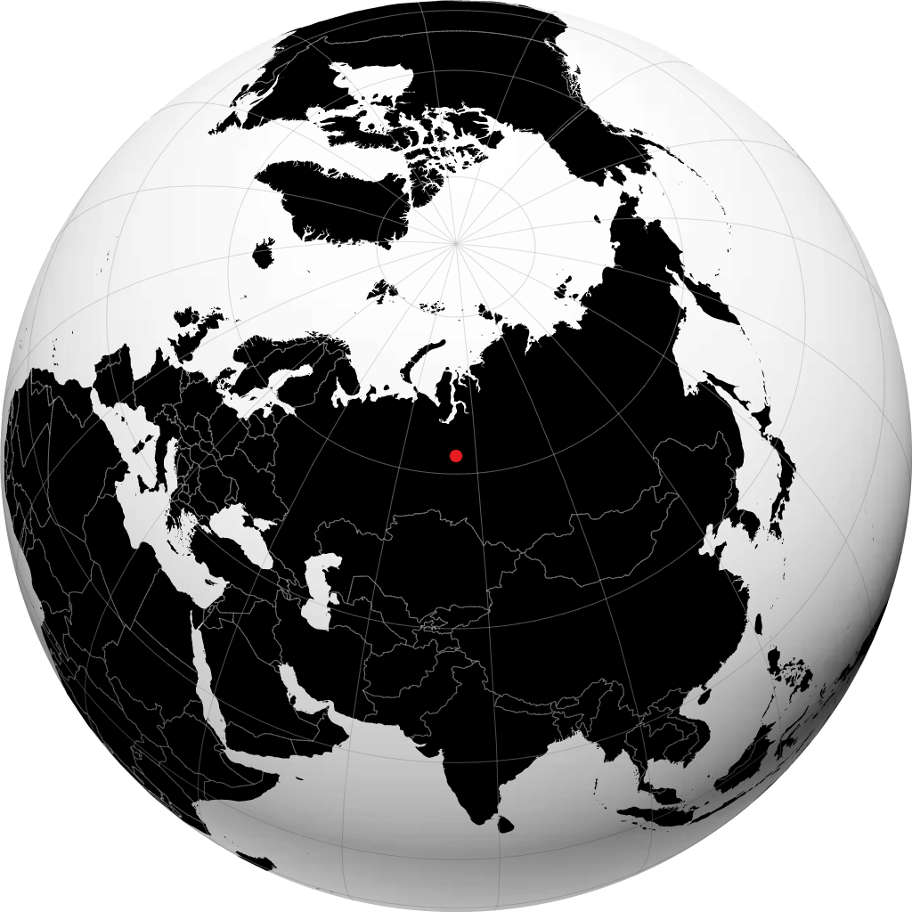 Kogalym di globe