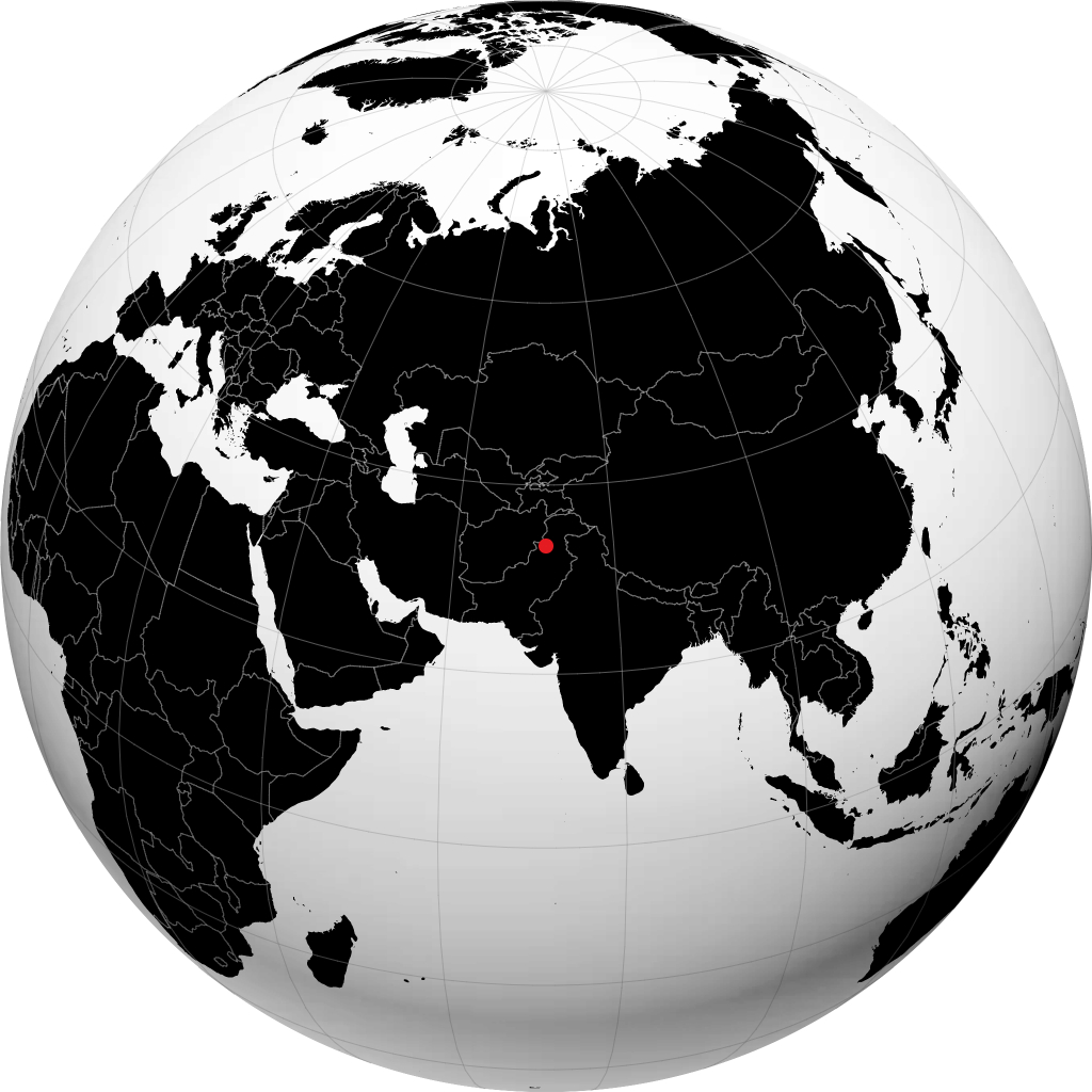 Kohat di globe