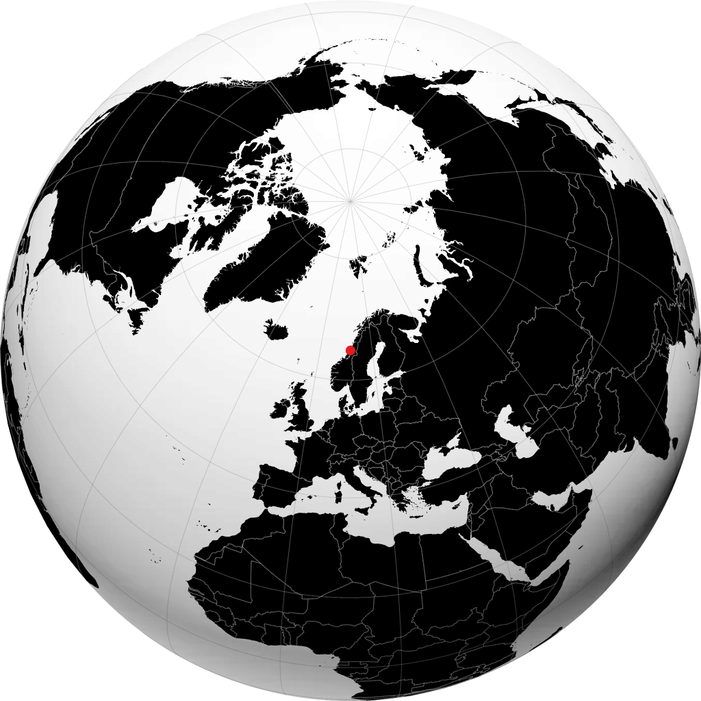 Kolvereid di globe
