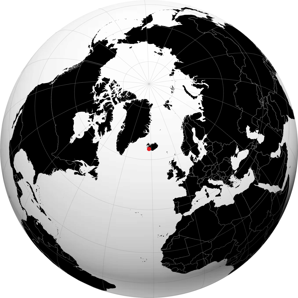 Kopavogur di globe