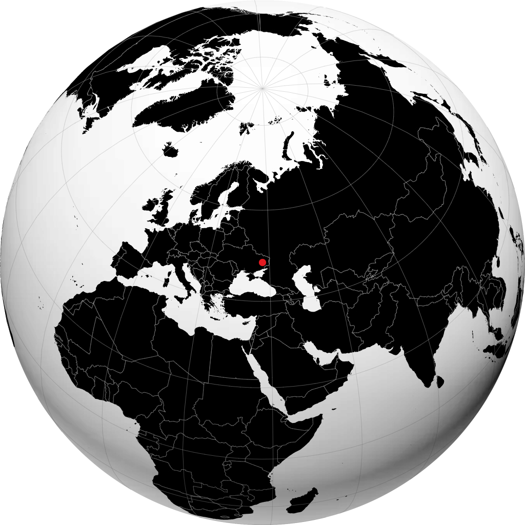 Kostyantynivka di globe