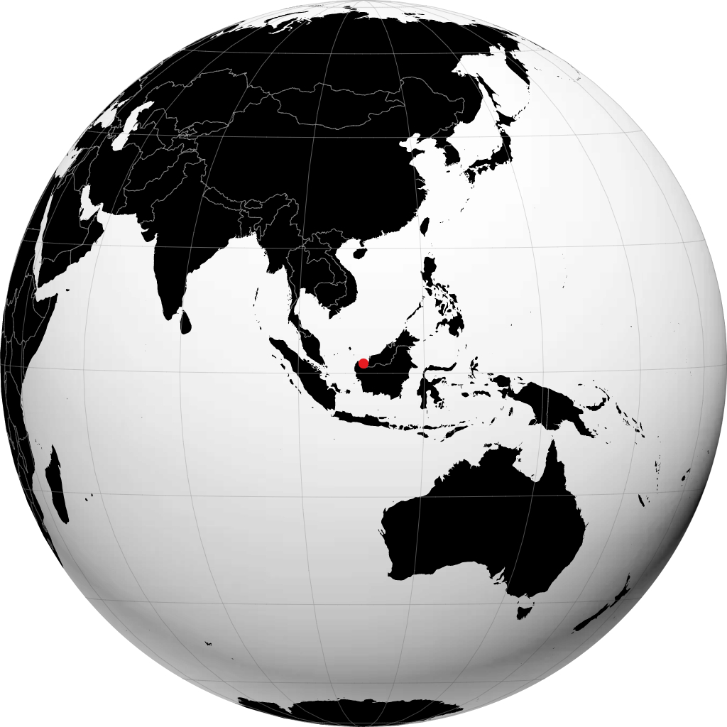 Kuching di globe