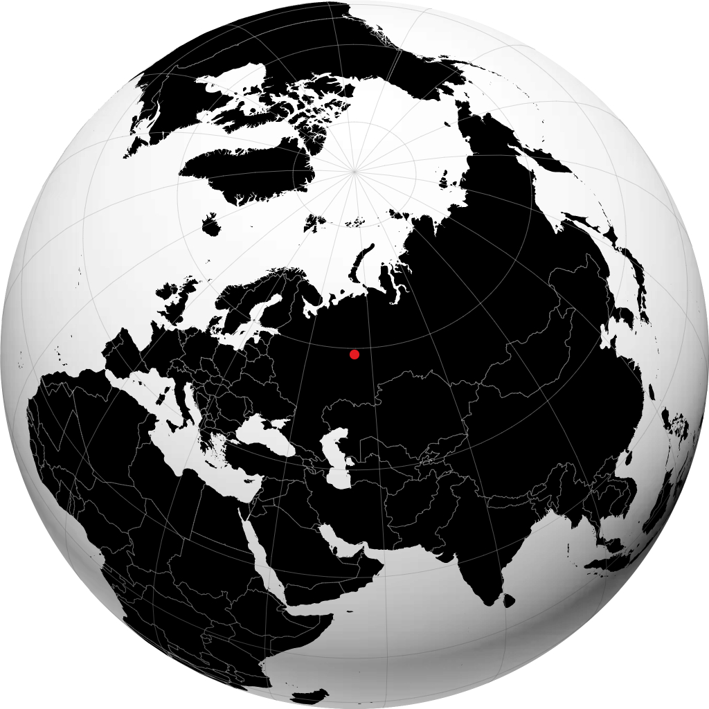 Kudymkar di globe