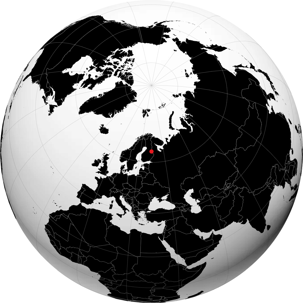 Kuhmo di globe