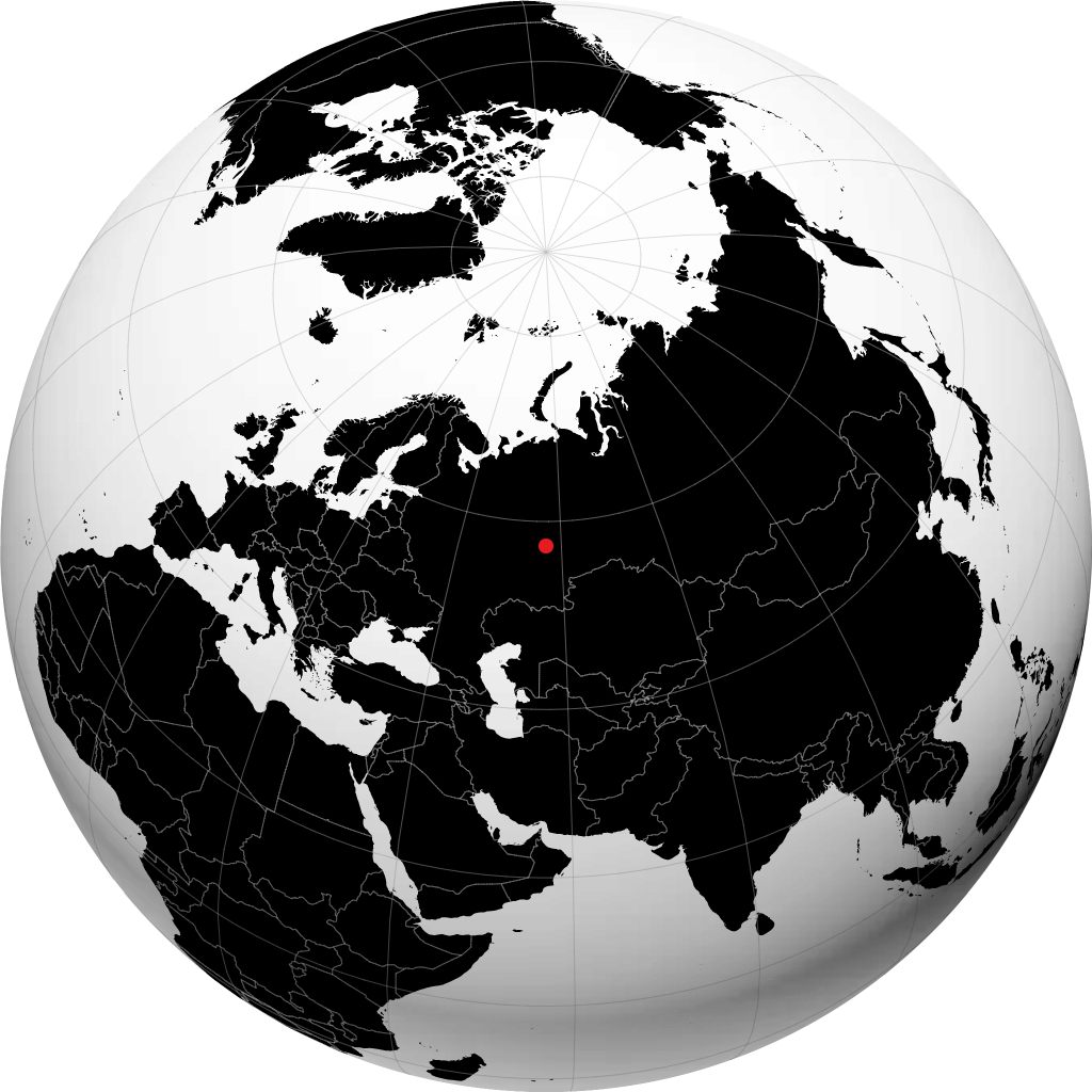 Kungur di globe