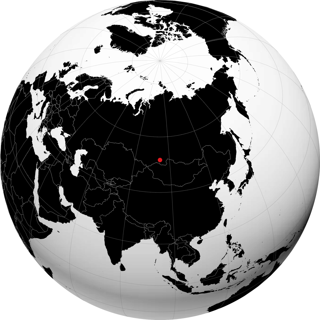 Kyzyl di globe