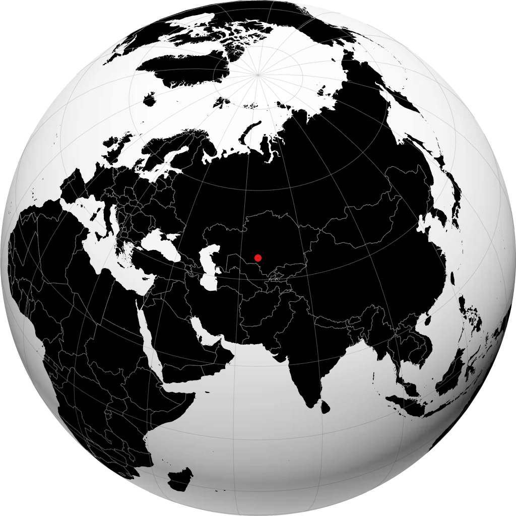 Kyzylorda di globe