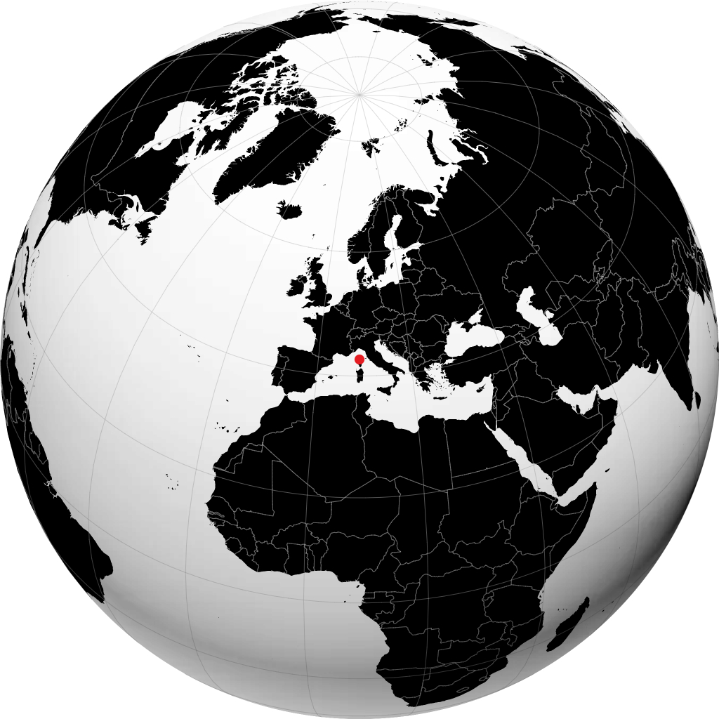 L'Île-Rousse di globe