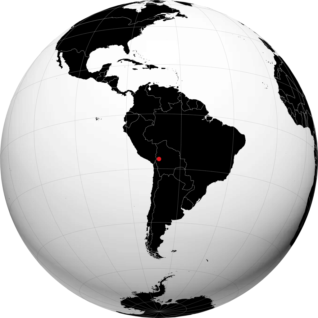 La Paz di globe