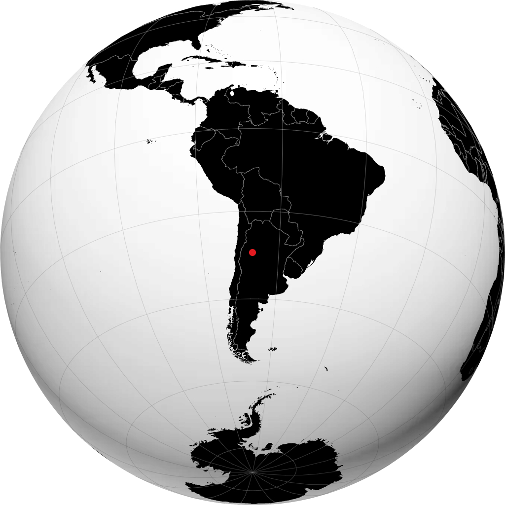 La Rioja di globe