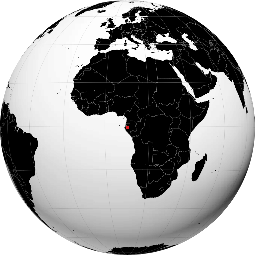 Lambaréné di globe