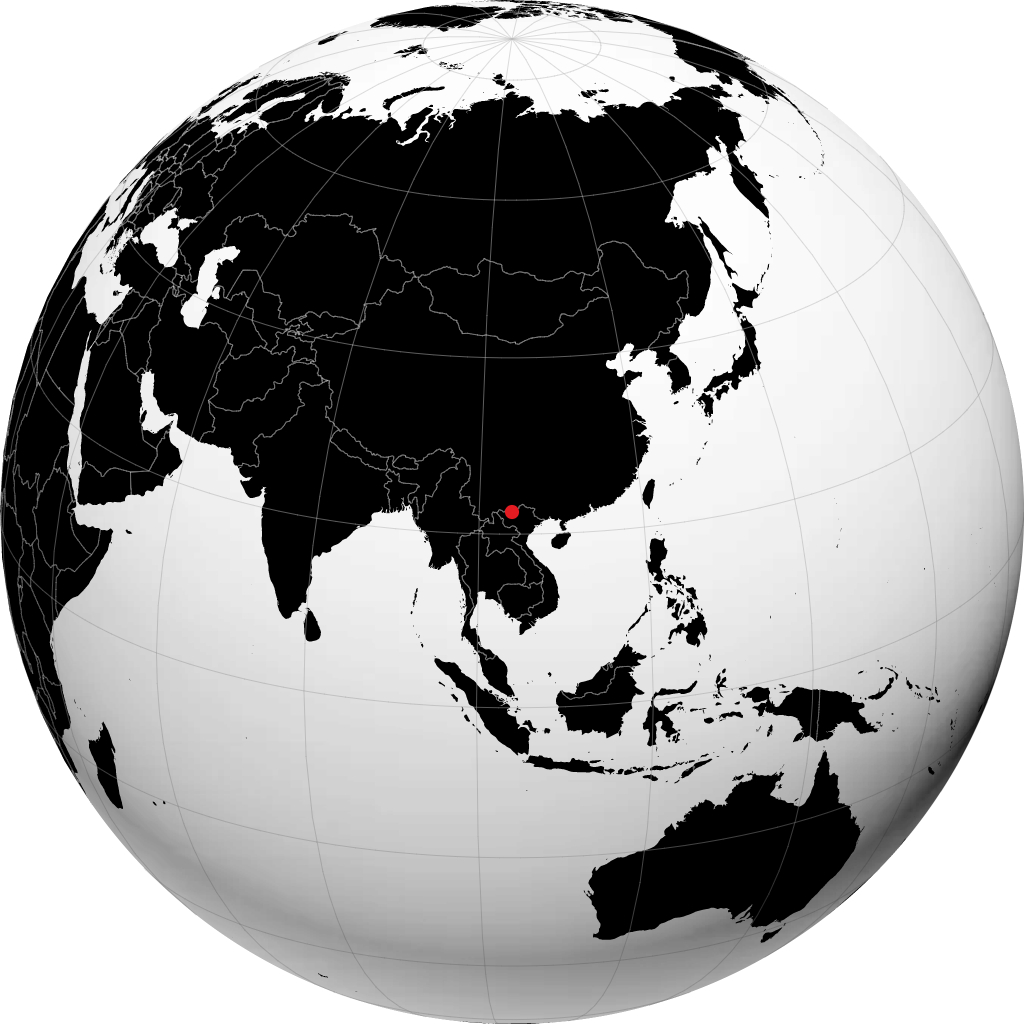 Lao Cai di globe