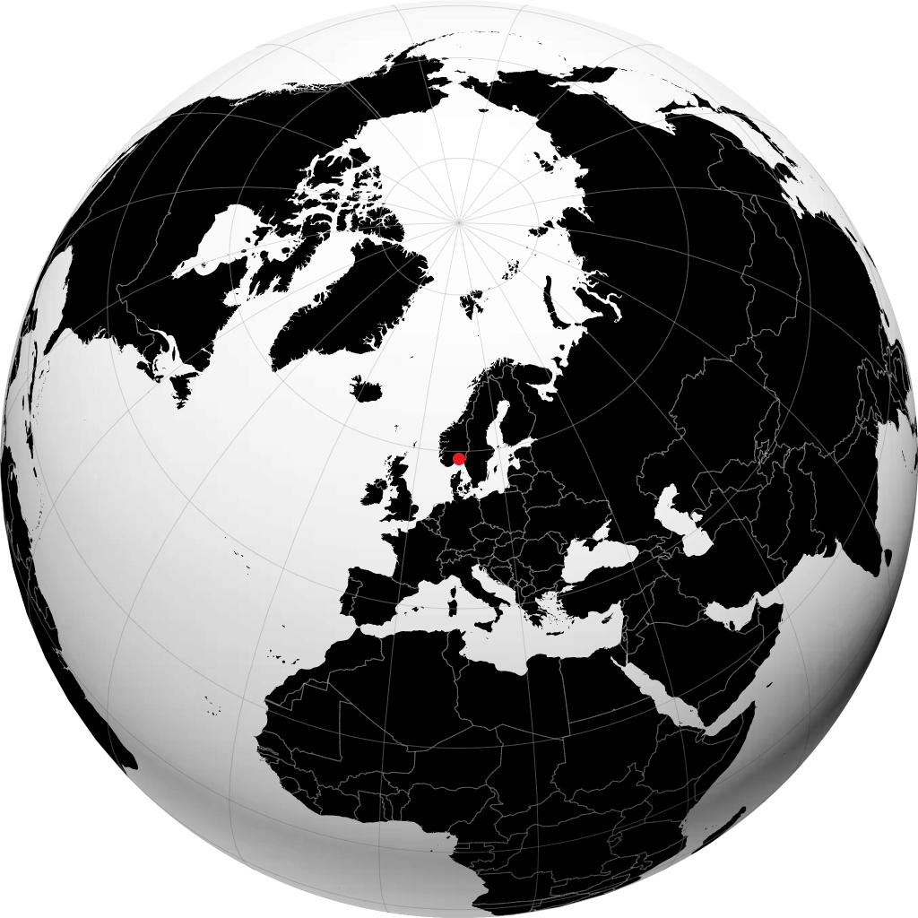 Larvik di globe