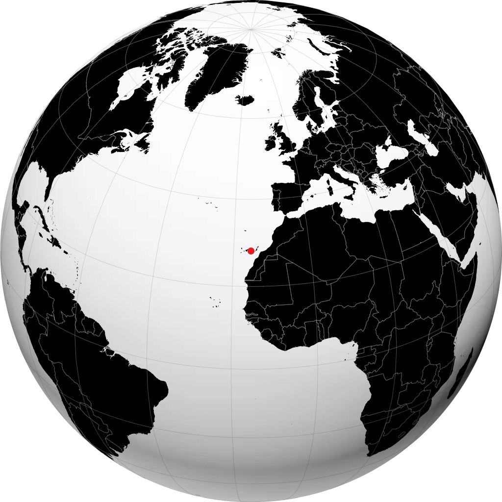 Las Palmas de Gran Canaria di globe