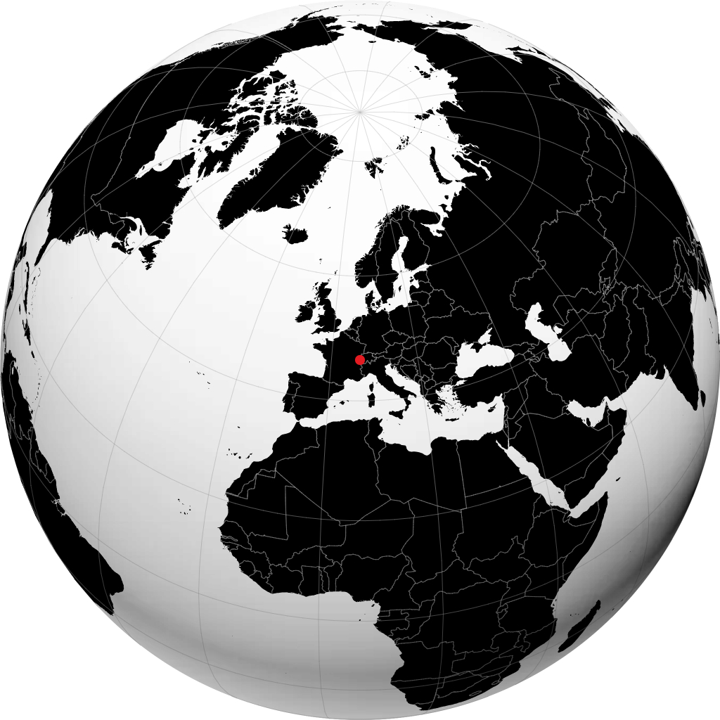 Lausanne di globe
