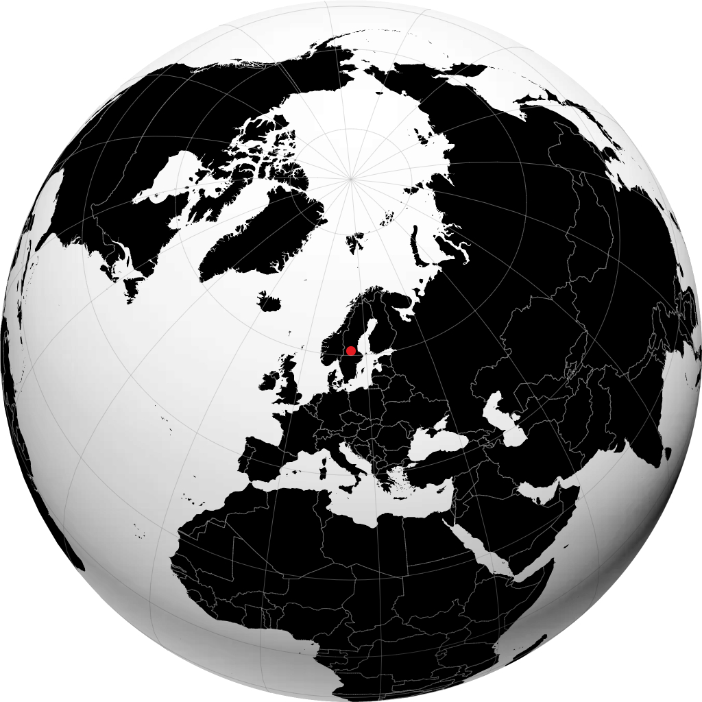 Leksand di globe
