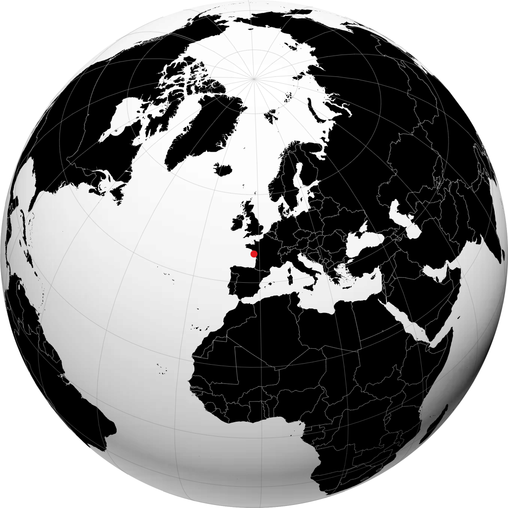 Les Sables-d'Olonne di globe