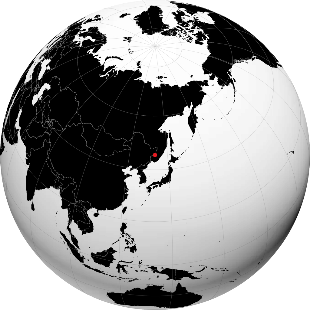 Lesozavodsk di globe