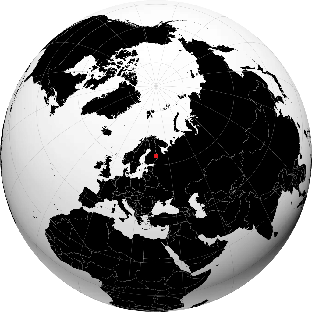 Lieksa di globe