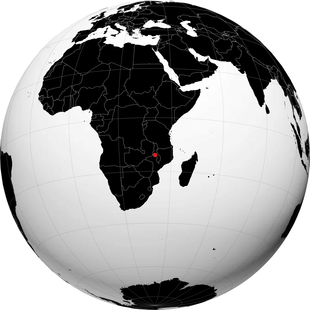 Lilongwe di globe