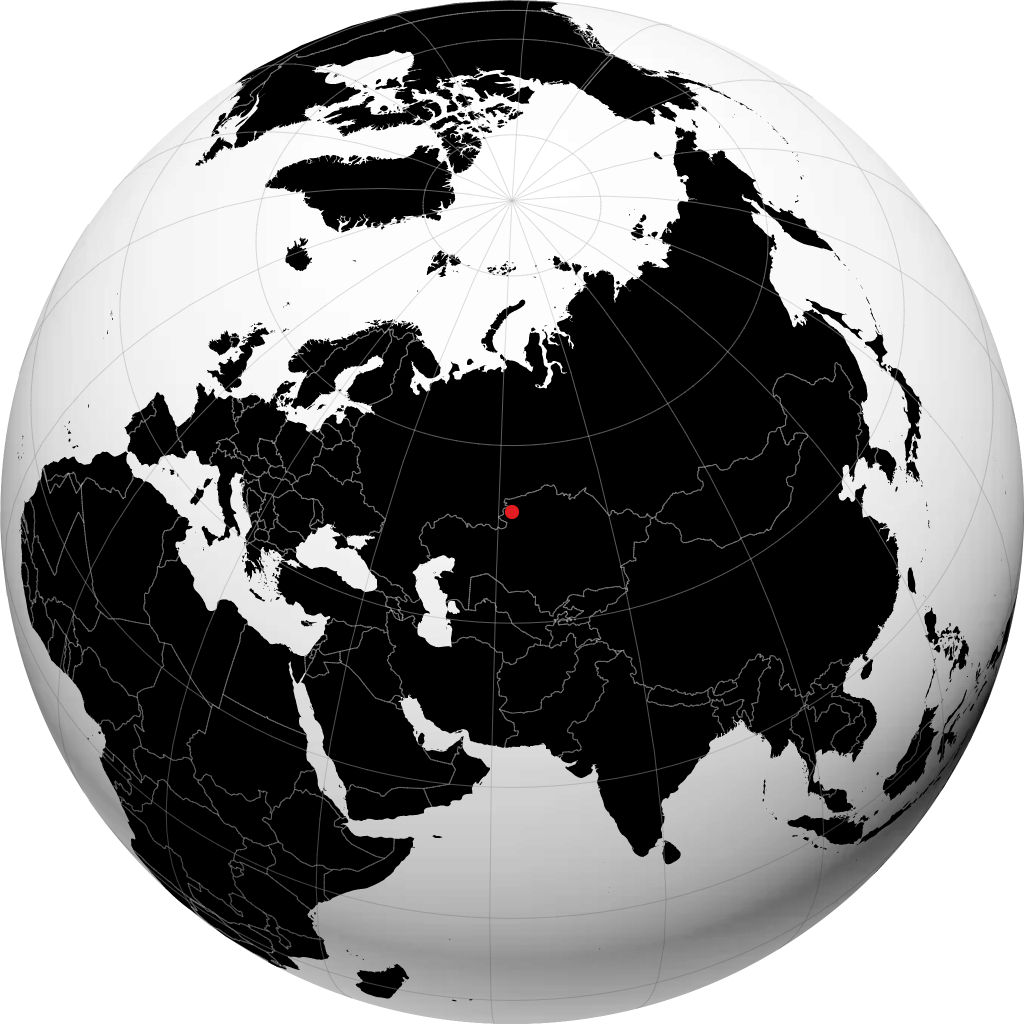 Lisakovsk di globe
