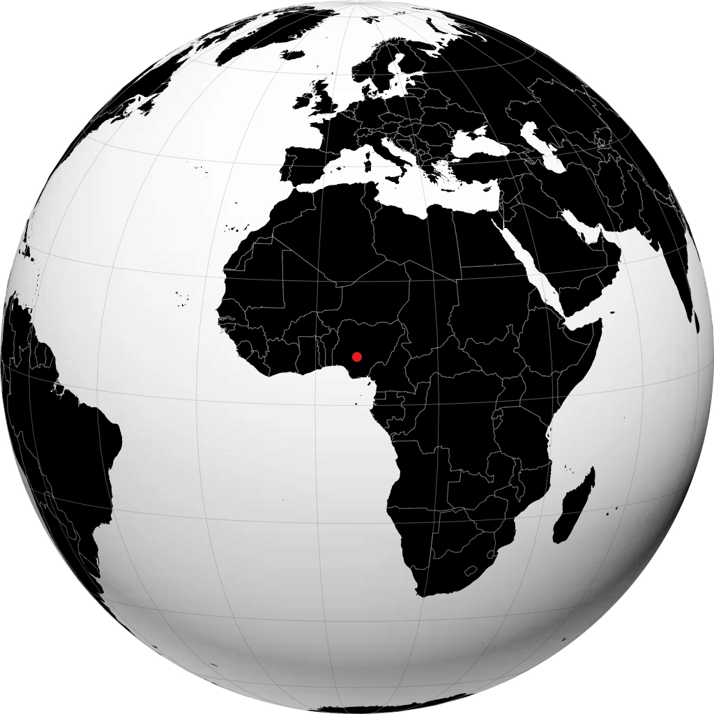 Lokoja di globe