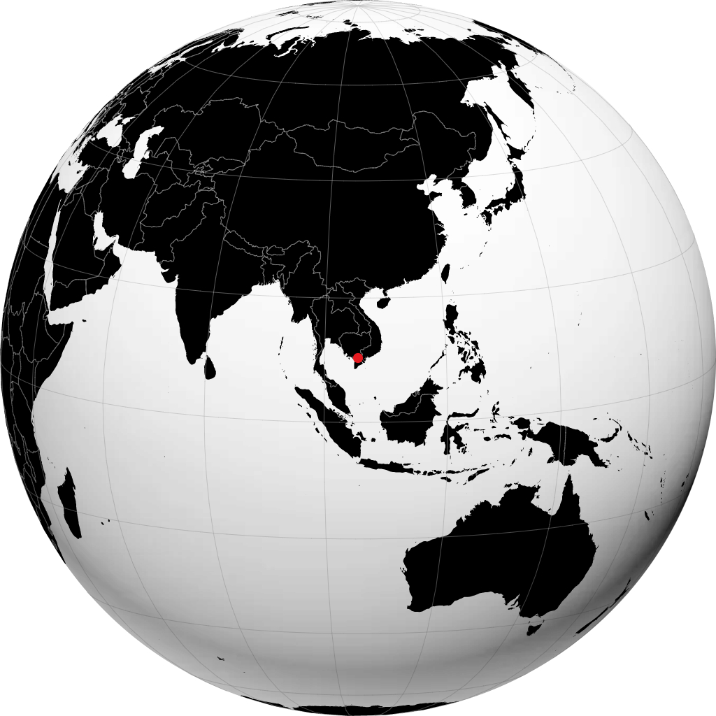 Long Xuyen di globe