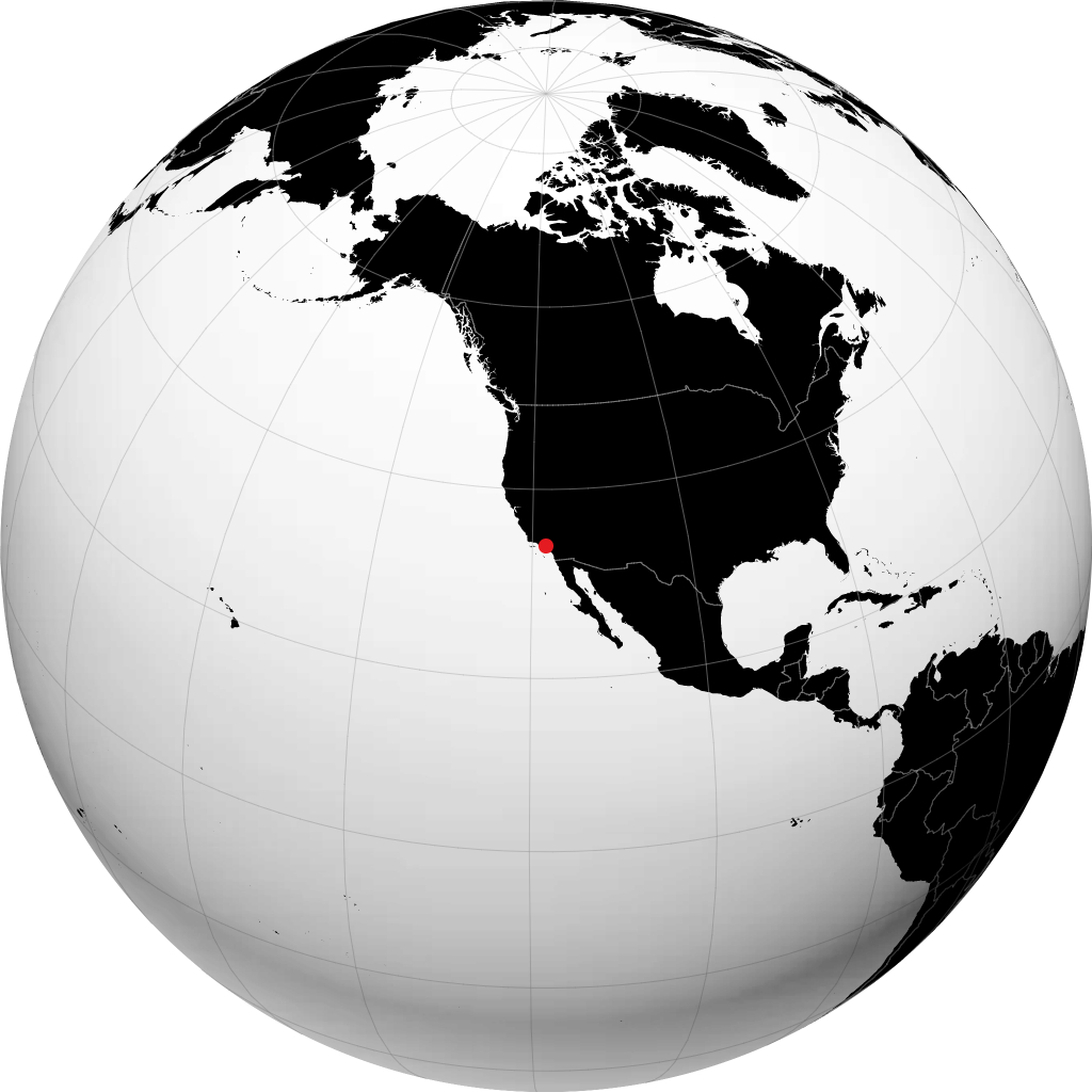 Los Angeles di globe
