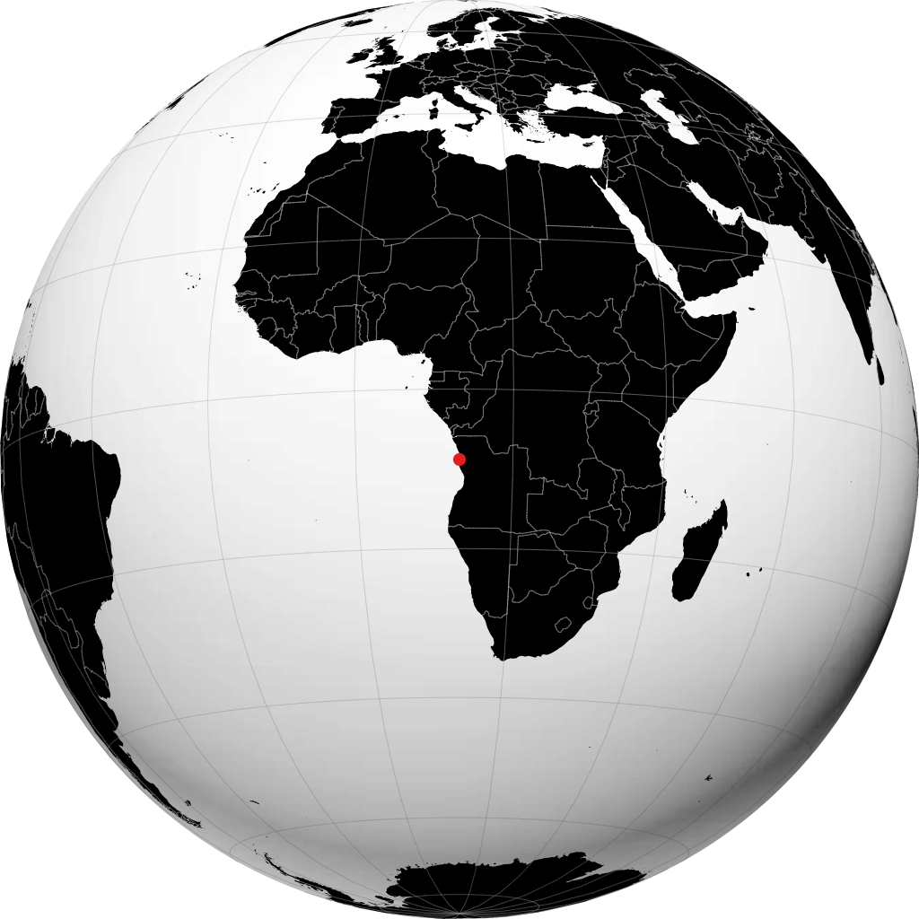 Luanda di globe
