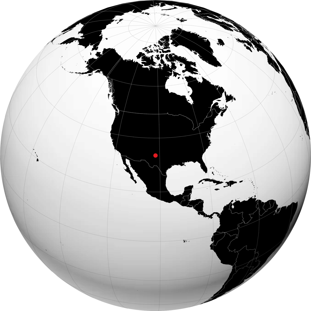 Lubbock di globe