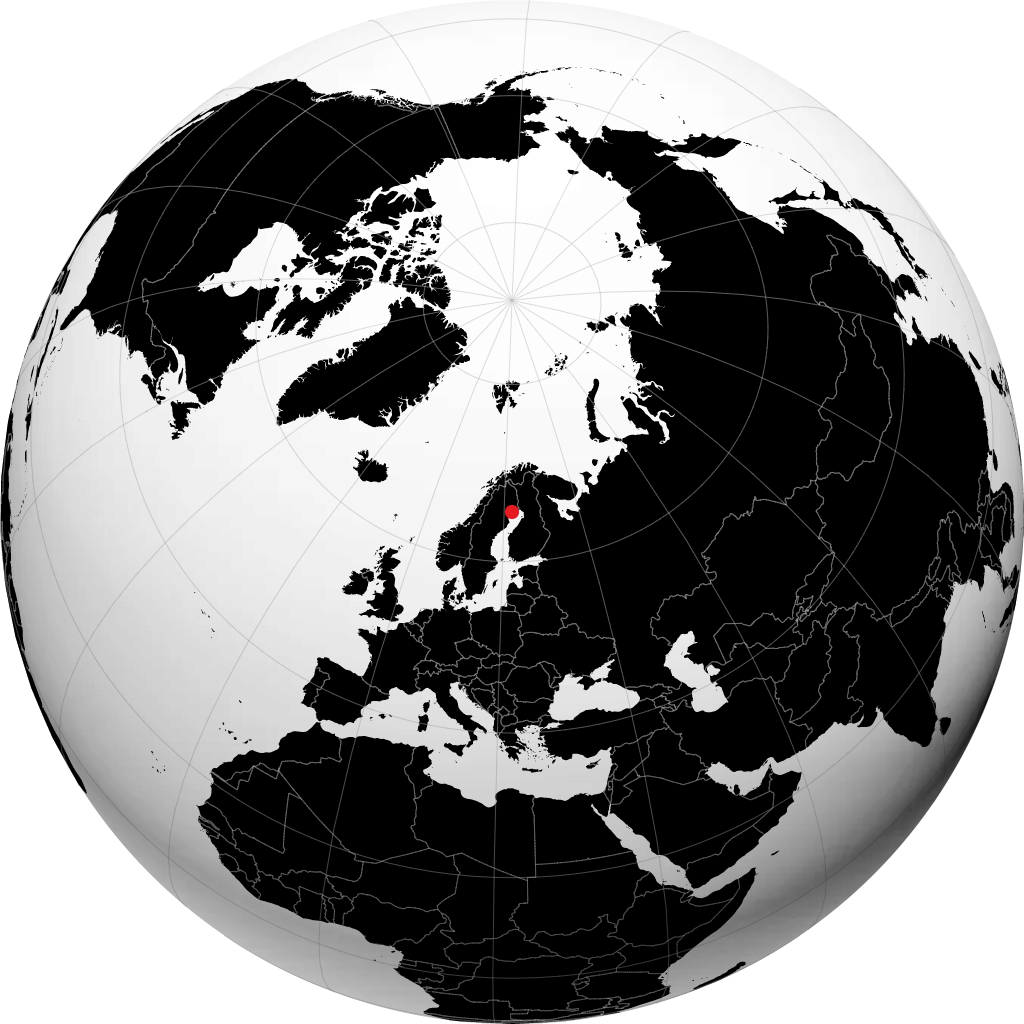 Luleå di globe