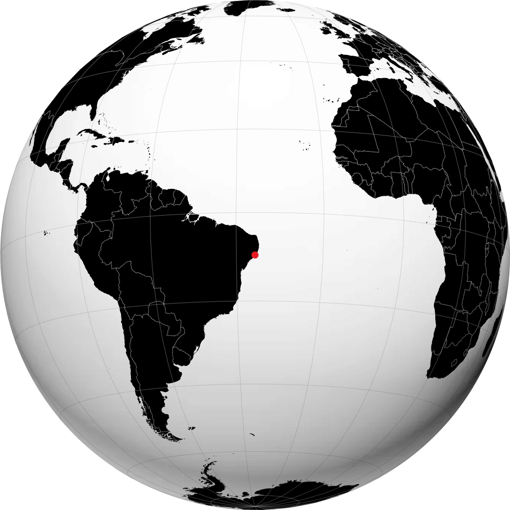 Maceió di globe