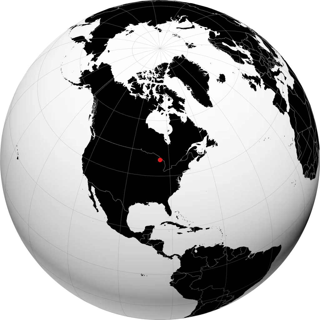 Mackinaw City di globe