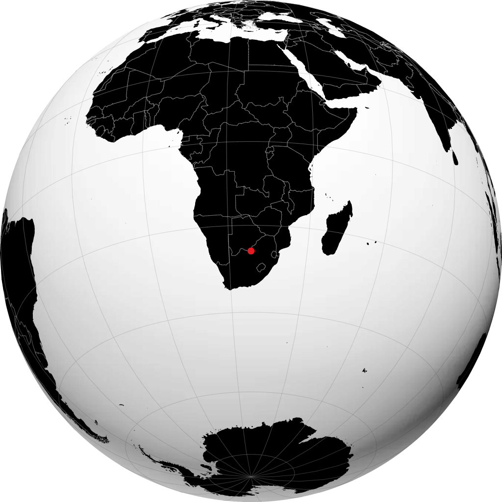 Mafikeng di globe