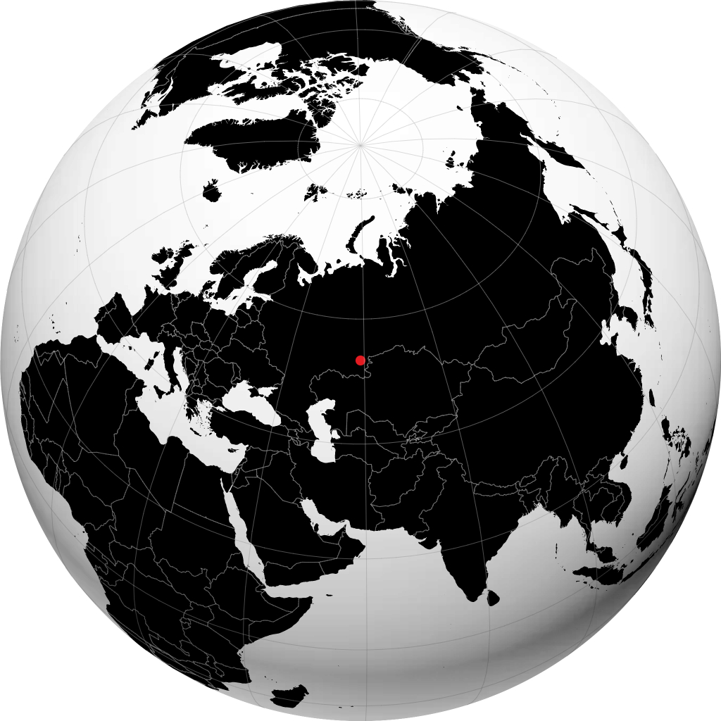Magnitogorsk di globe